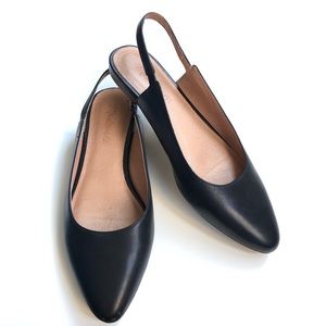 Madewell Margot Leather Slingback Flat
